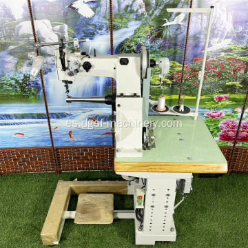 Máquina de coser de botas de doble aguja y un solo gancho LX-168TT